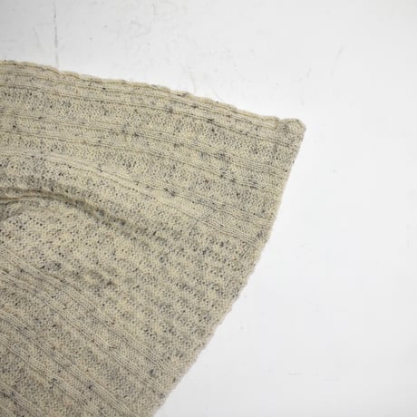 USED "ARAN CRAFTS" WOOL BLANKET