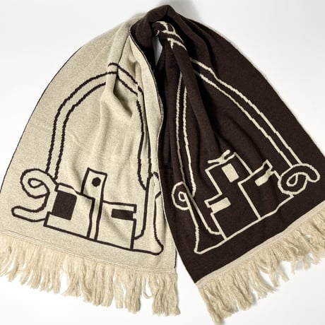 TAKESHI WADA "UNKNOWN" SCARF