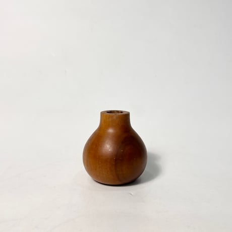 USED WOODEN FLOWER VASE