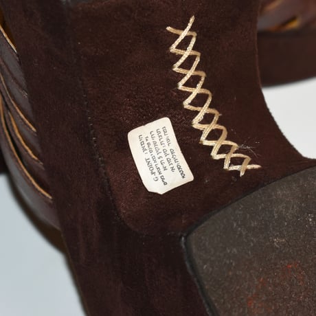 LADIES USED "GAZITH" LEATHER HUARACHE SANDAL