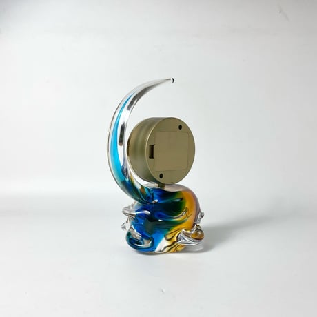 JAPAN USED GLASS STAND CLOCK