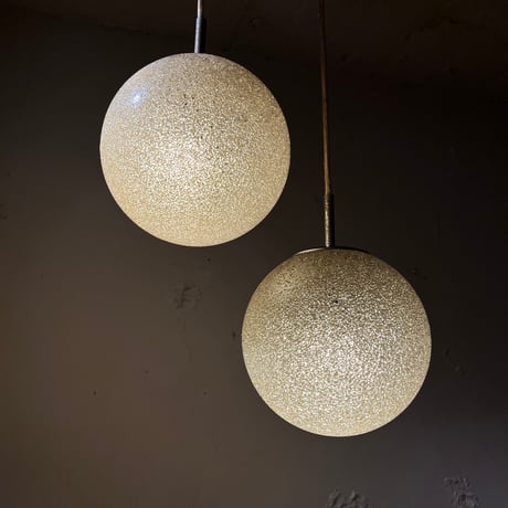 JAPAN USED PLASTIC SHADE PENDANT LAMP