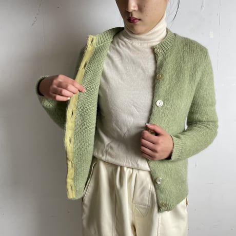 60'S MOHAIR WOOL CARDIGAN