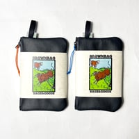 BROWN BAG "LEATHER POUCH"