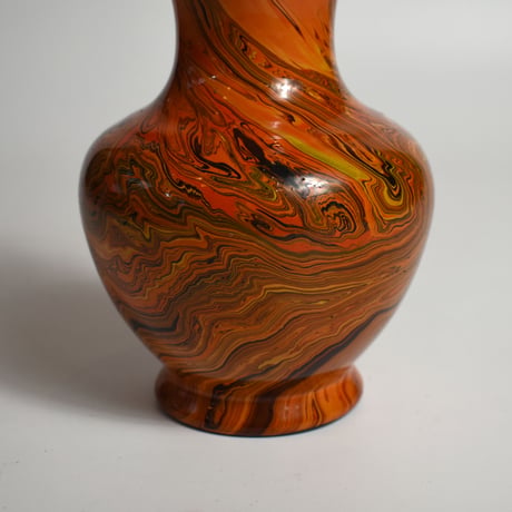 CERAMIC MARBLE PATTERN FLOWER VASE