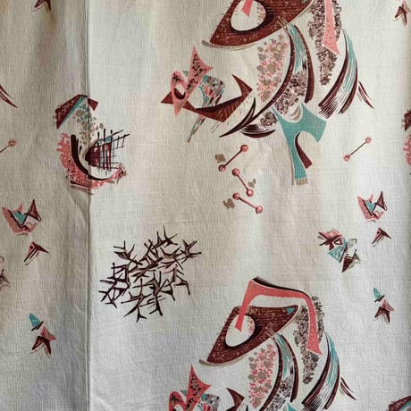 JAPAN VINTAGE 50-60S FABRIC