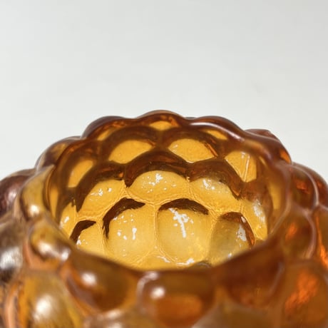 USED GLASS CANDLE HOLDER