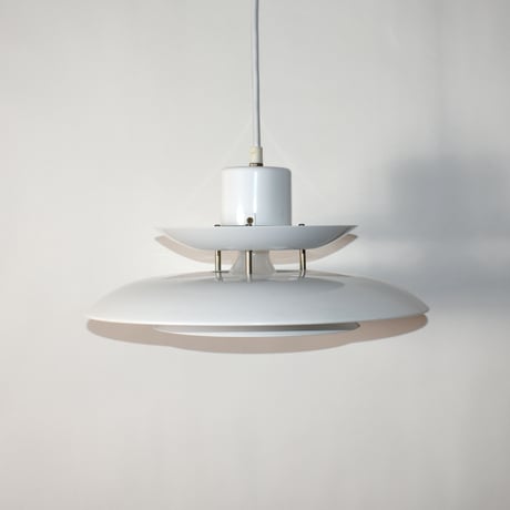 USED SCANDINAVIAN DESIGN IRON SHADE PENDANT LAMP