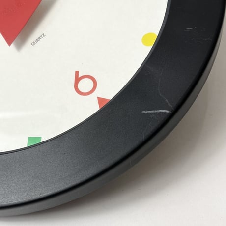 USED PLASTICS POSTMODERN POP ART CLOCK