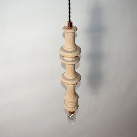 JAPAN USED WOODEN PENDANT LAMP