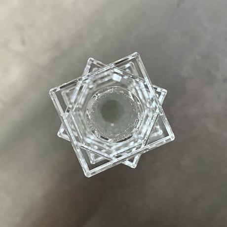 USED CRYSTAL FLOWER VASE
