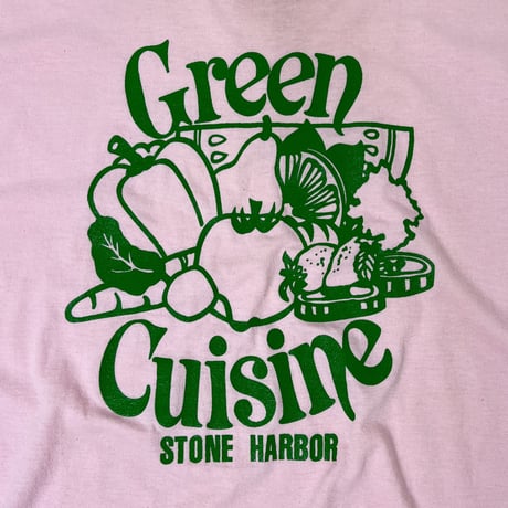 USED 80'S "GREEN CUISINE" TSH