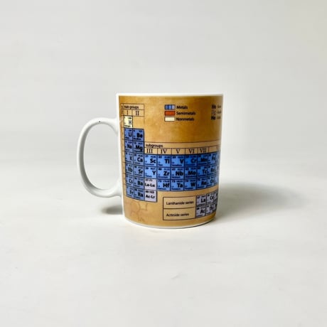USED "KONITZ" PERIODIC TABLE OF THE ELEMENTS MUG