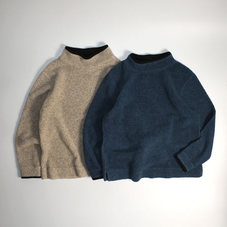 USED "L.L.BEAN" MOCK NECK FLEECE PULLOVER