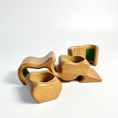 VINTAGE WOODEN CANDLE HOLDER