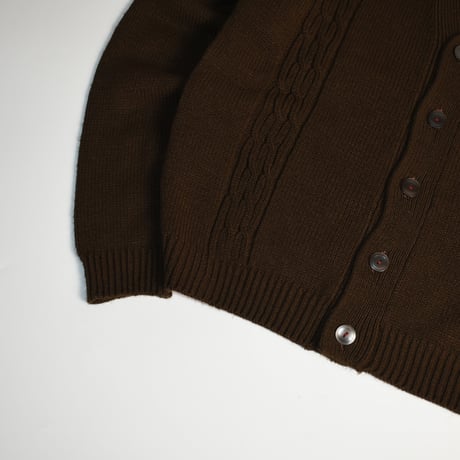 USED "RED BARREL" CABLE KNIT CARDIGAN