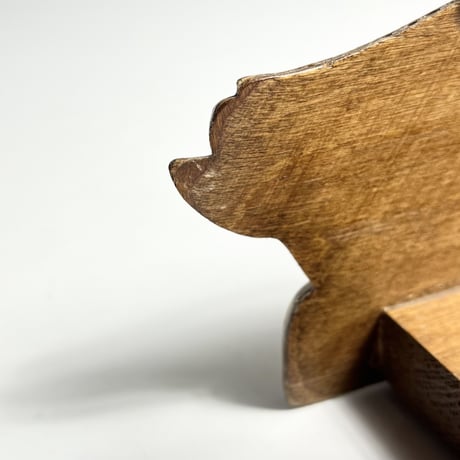 VINTAGE WOODEN DUCK KITCHEN NAPKIN HOLDER