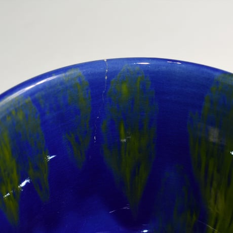 USED "BAUER" HANDPAINTED CERAMIC POT