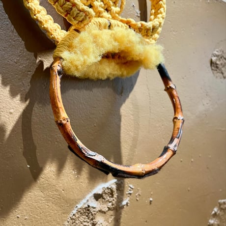 VINTAGE 70S “KING KROKER” MACRAME TOWEL HOLDER