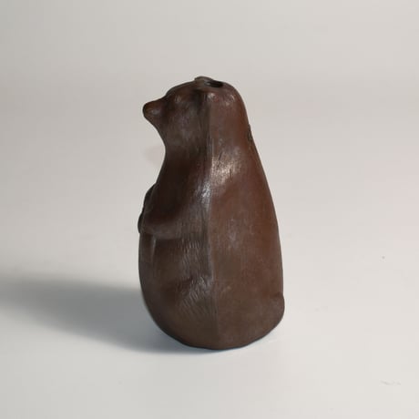 USED CERAMIC BEAR FLOWER VASE