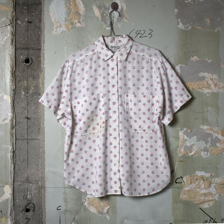 LADIES USED 90'S "PARTNERS BY MERVYN'S" S/S SHIRT