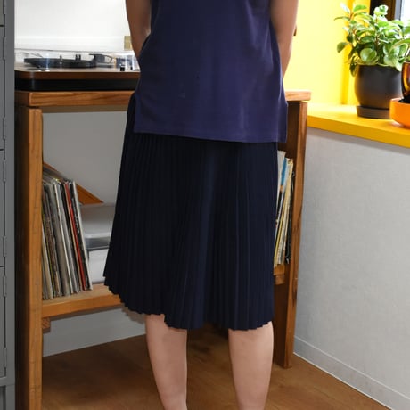 USED 70’S WOOL PLEATED SKIRT