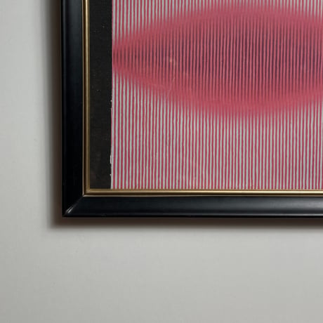 USED WOODEN FRAME WALL ART BY “WOICIECH FANGOR”