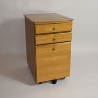 USED WOODEN CARRY CABINET