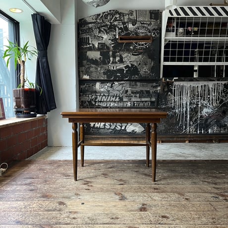 JAPAN USED WOODEN SIDE TABLE