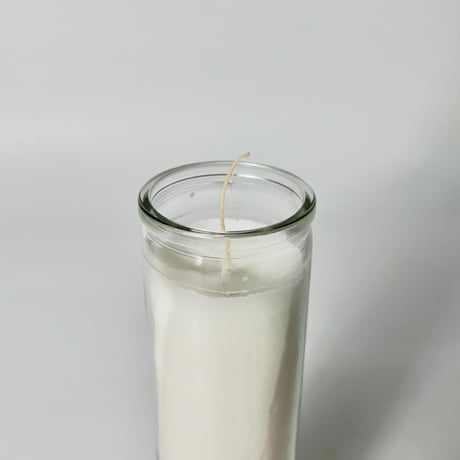 USED GLASS CANDLE