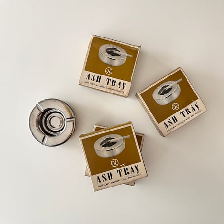 DEAD STOCK STAINLESS STEEL ASHTRAY