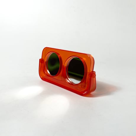 USED PLASTIC PEN HOLDER & STAND MIRROR