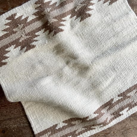 USED "MAYATEX" HANDWOVEN IN INDIA WOOL POLYESTER RUG