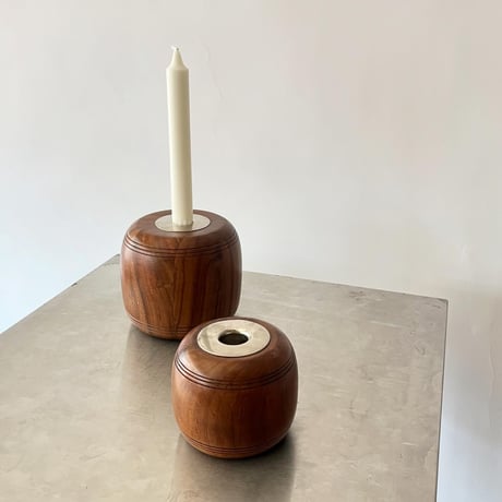 USED WOODEN CANDLE STAND