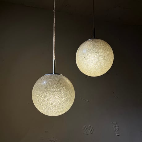 JAPAN USED PLASTIC SHADE PENDANT LAMP