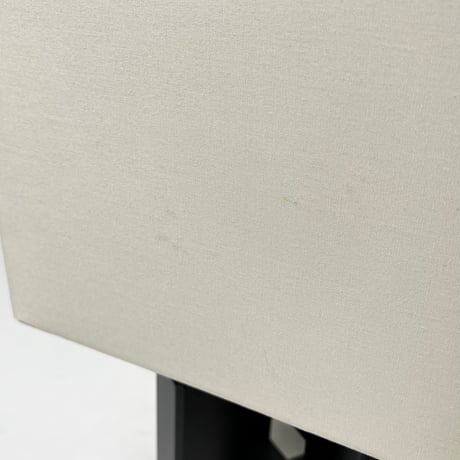 JAPAN USED FABRIC SHADE WOODEN TABLE LAMP