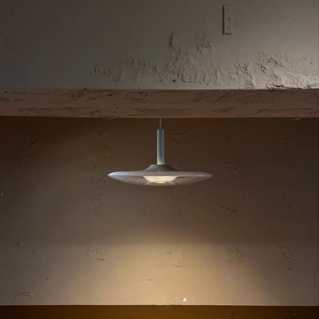JAPAN USED PLASTICS SHADE PENDANT LAMP