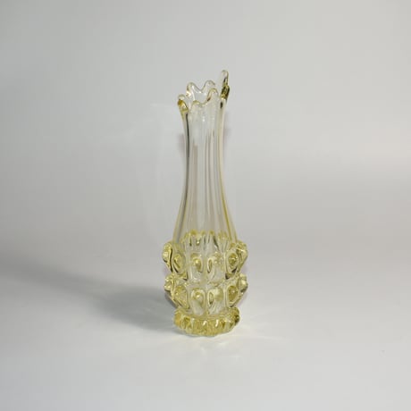 USED TEXTURE GLASS FLOWER BASE
