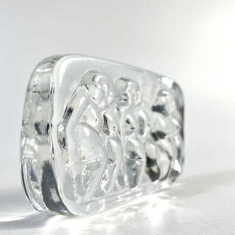 USED GLASS PAPER WEIGHT
