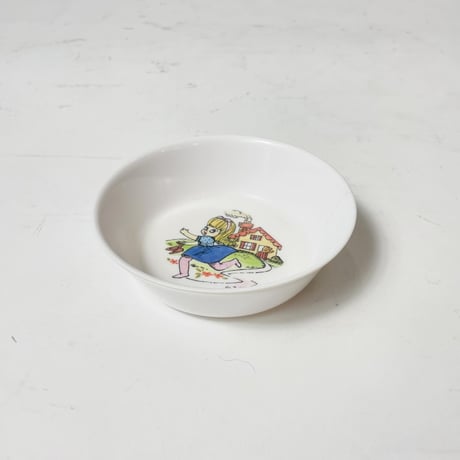 VINTAGE 60'S "ONEIDA DELUXE / GOLDILOCKS" PLASTICS PLATE & BOWL
