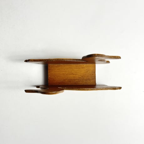 VINTAGE WOODEN DUCK KITCHEN NAPKIN HOLDER