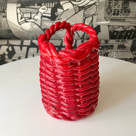 USED WINE CERAMIC BASKET
