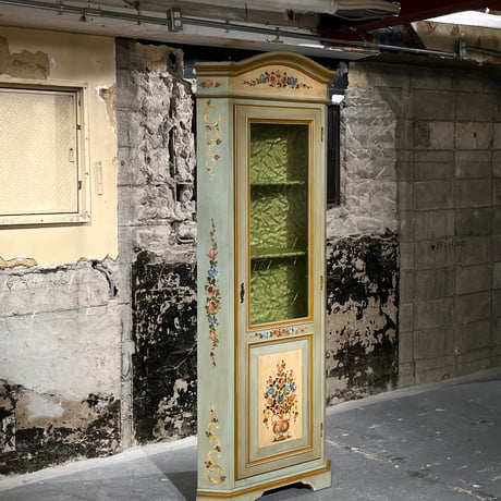 USED WOODEN CORNER CABINET