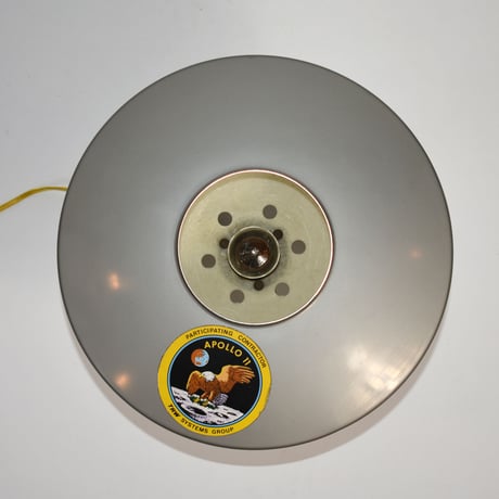 VINTAGE 60-70'S "TRW SYSTEM GROUP" IRON TABLE LAMP