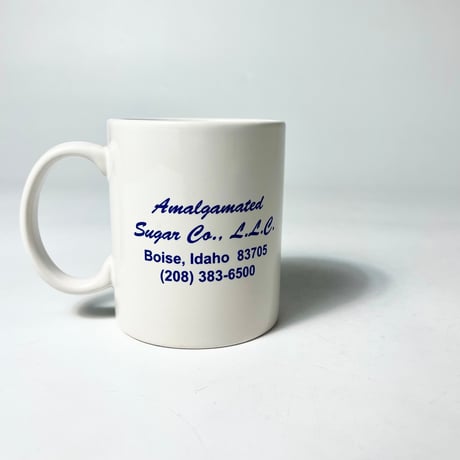 USED "WHITE SATIN SUGAR" CERAMIC MUG