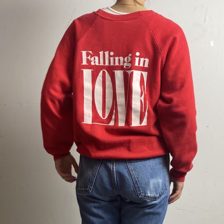 USED "80'S FALLING IN LOVE" SWEAT
