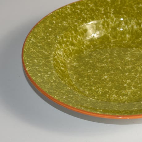 USED “OVER AND BACK, INC” CERAMIC DISH
