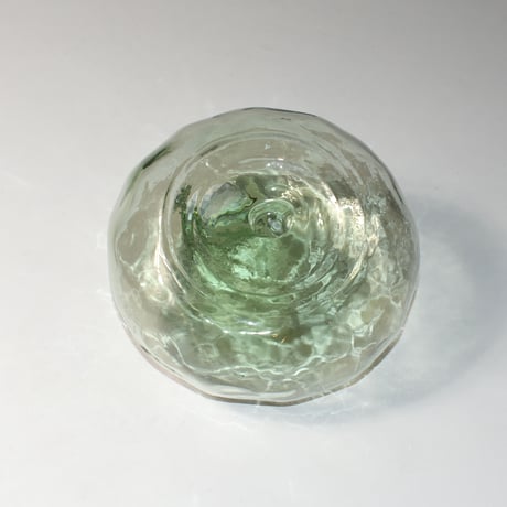 USED DESIGNED GLASS FLOWER VASE