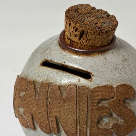 USED “PENNIES” CERAMIC PIGGY BANK