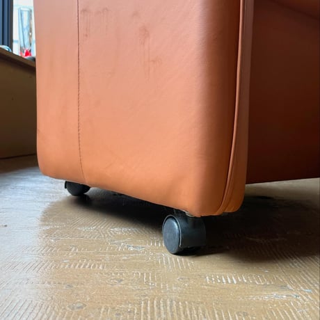 USED VINYL LEATHER CARRY 1P SOFA